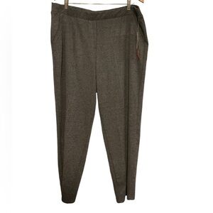 Pull on gray pants size 1X elastic‎ waist BY CD Daniel